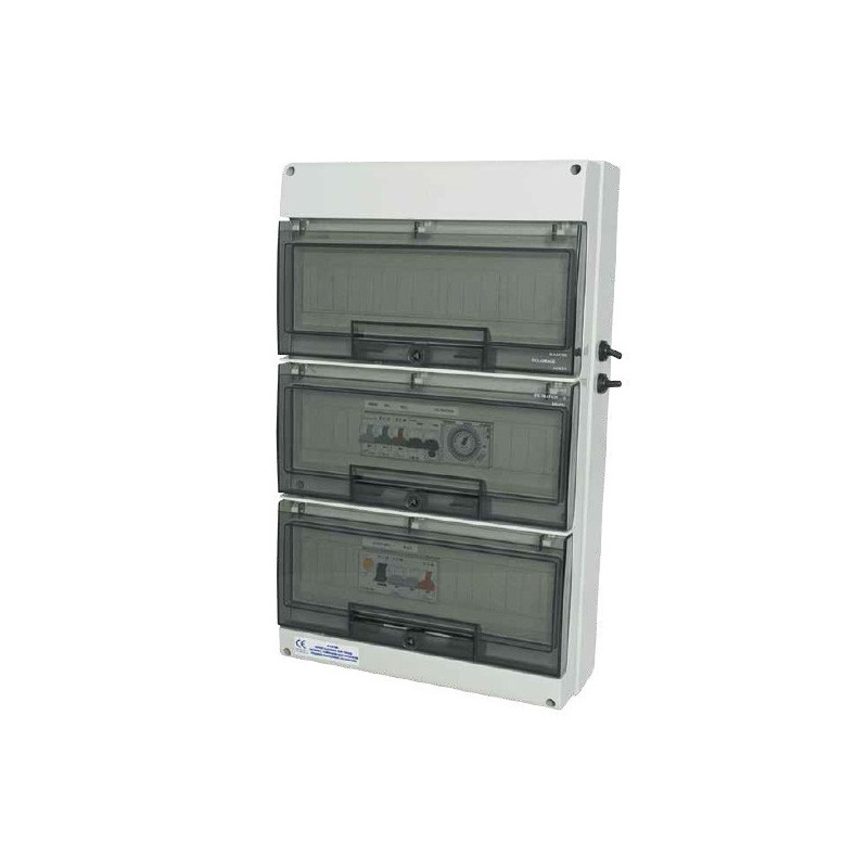 Coffret mono avec différentiel 30 mA, Pompe Eclairage Transfo 300 ou 600 W Astral