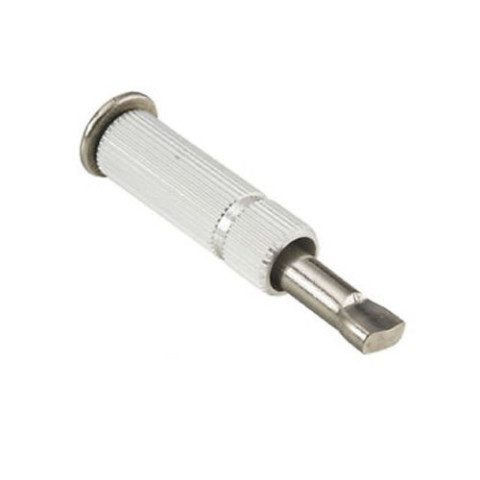 Piton douille rétractable alu-inox D.12mm pour fixation bâche couverture