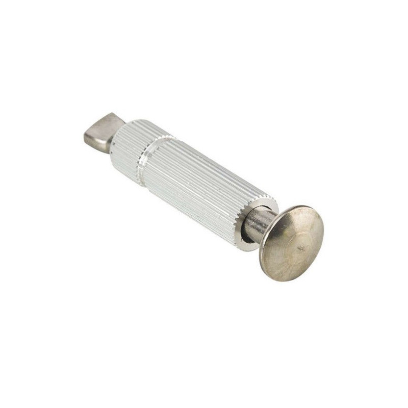 Piton douille rétractable alu-inox D.12mm pour fixation bâche couverture