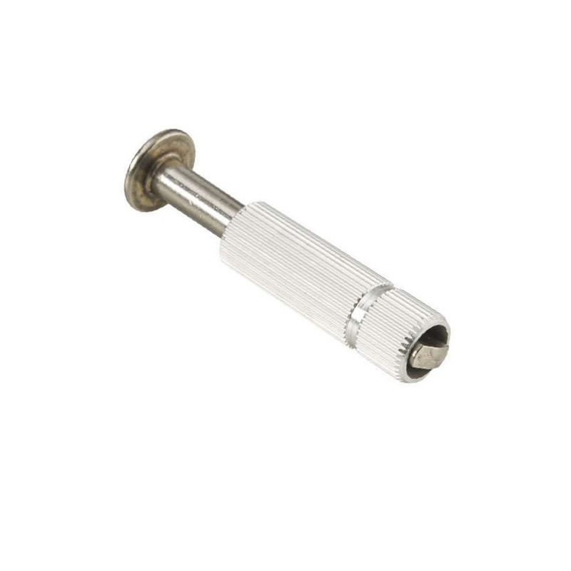 Piton douille rétractable alu-inox D.12mm pour fixation bâche couverture