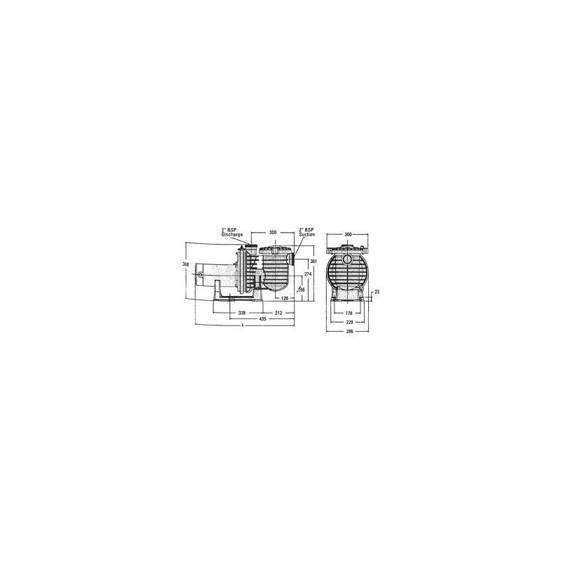 Pompe filtration Serie 5 P6R Standard mono