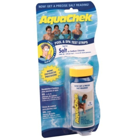 Boîte de 10 bandelettes de test sel eau de piscine