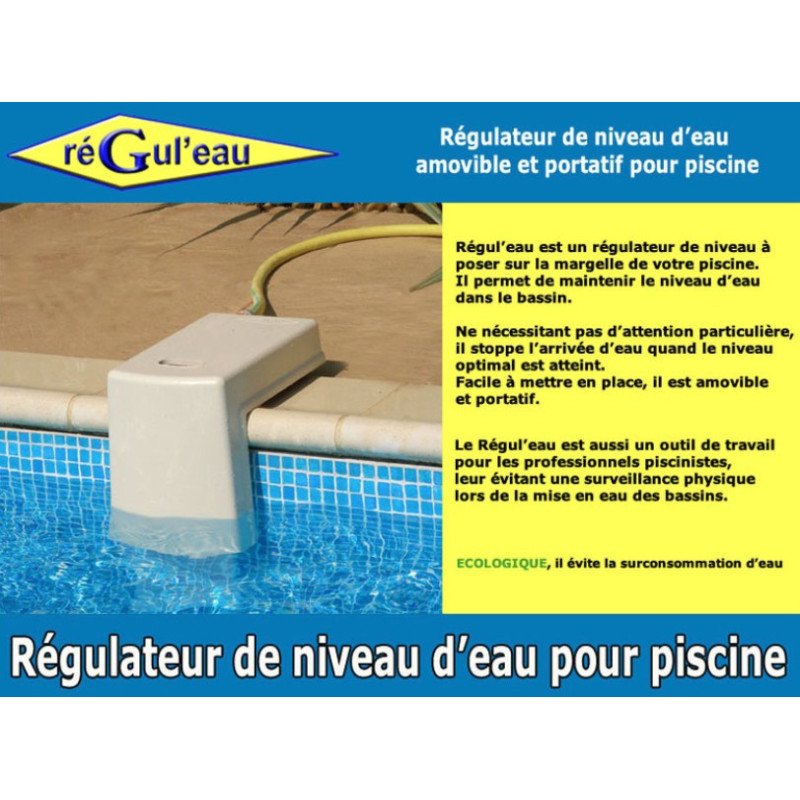 Régul’Eau pour alarme de piscine
