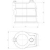 Ancrage pour tube diamètre 43mm, la paire