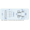Buses de refoulement balnche AQUAREVA pour coque en polyester