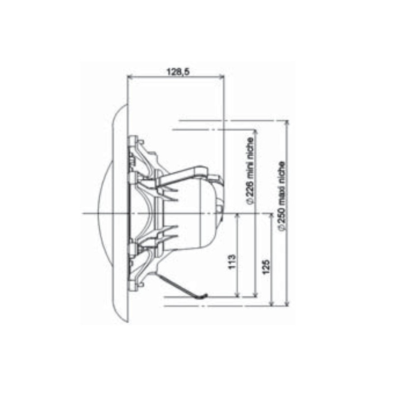 Optique universel seule pour projecteur, Welico 300 Watts