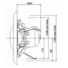 Optique universel seule pour projecteur, Welico 300 Watts