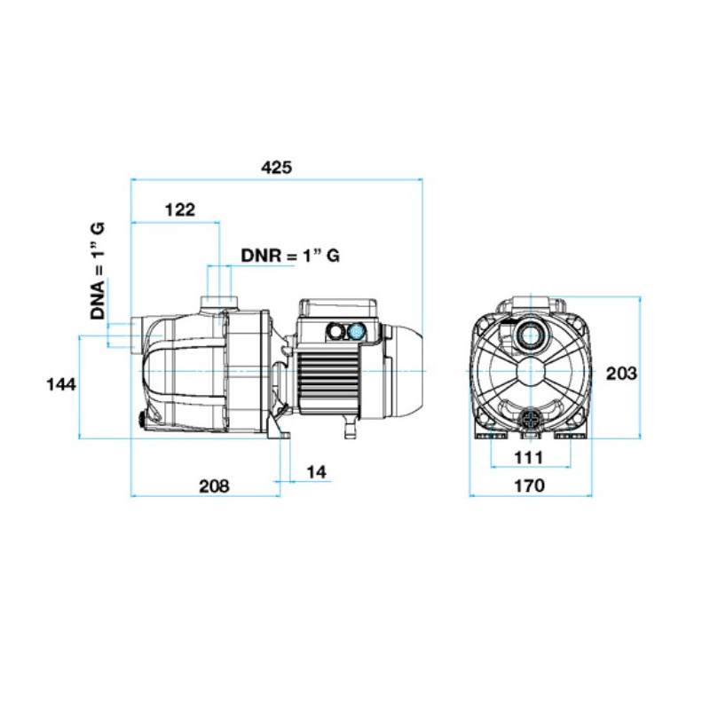 Surpresseur Zodiac Polaris 1 cv mono SANS KIT