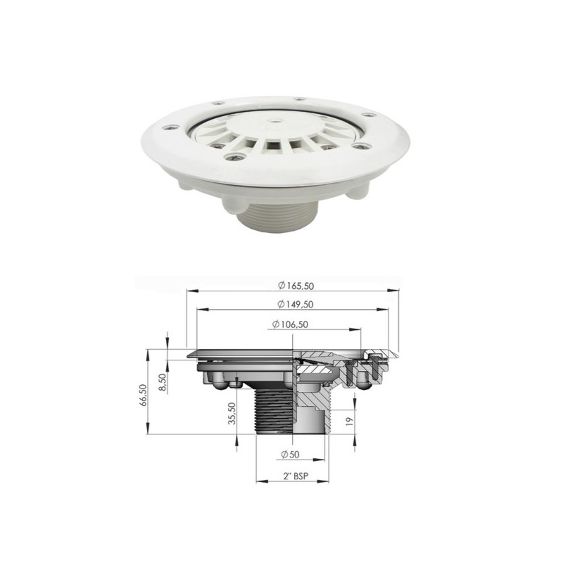 Buse, bouche, hydraulique inversé, aspiration ou refoulement (piscine béton/liner)