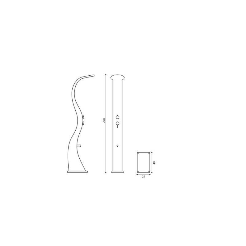 Douche solaire Formidra Bellagio