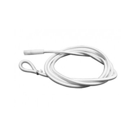 Sandow Ø6 mm cabiclic / boucle lg 1.50 m - blanc