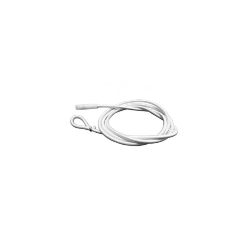 Sandow Ø6 mm cabiclic / boucle lg 1.50 m - blanc