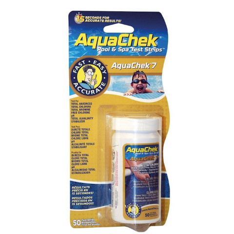 Bandelettes d'analyse AquaChek 7 - piscine et spa
