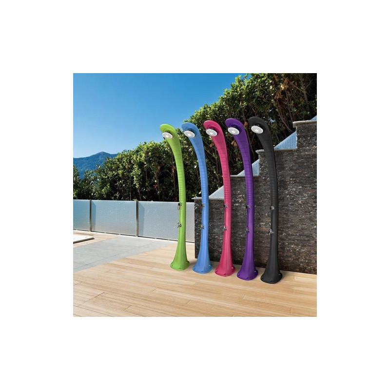 douche solaire cobra violet