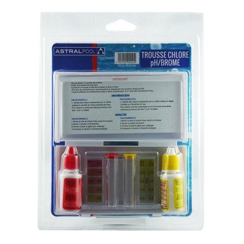  Trousse de contrôle avec Brome Total et Ph