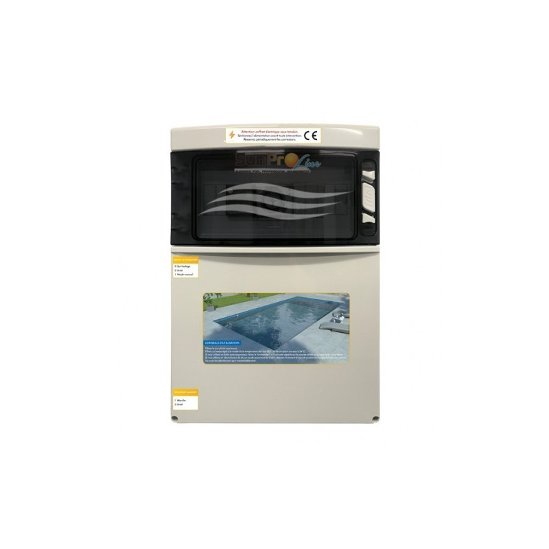 Coffret électrique SPL , pompe + électrolyseur et éclairage transfo 100 W, 300 W et 600 W