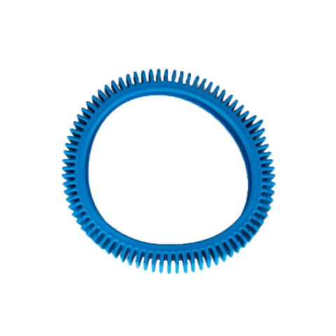Pneu cranté avec ergot de robot Victor