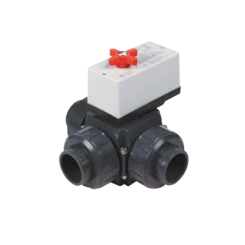 Vanne motorisée 3 voies - Ø50 et Ø63mm