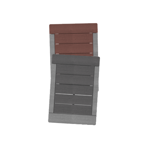 Caillebotis pour douche solaire Formidra - en lames composites