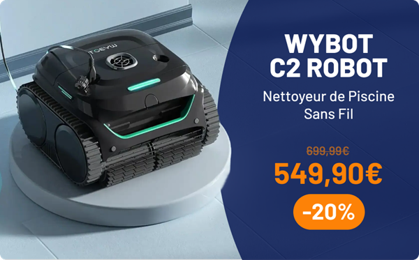 Robot nettoyeur de piscine WYBOT C1 Pro